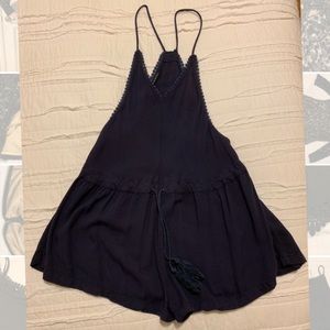 Navy Blue Romper